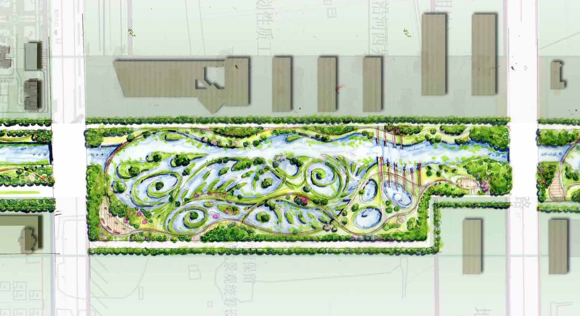 ... Landscape Masterplanning and Urban Design competition for the Xiaoyan